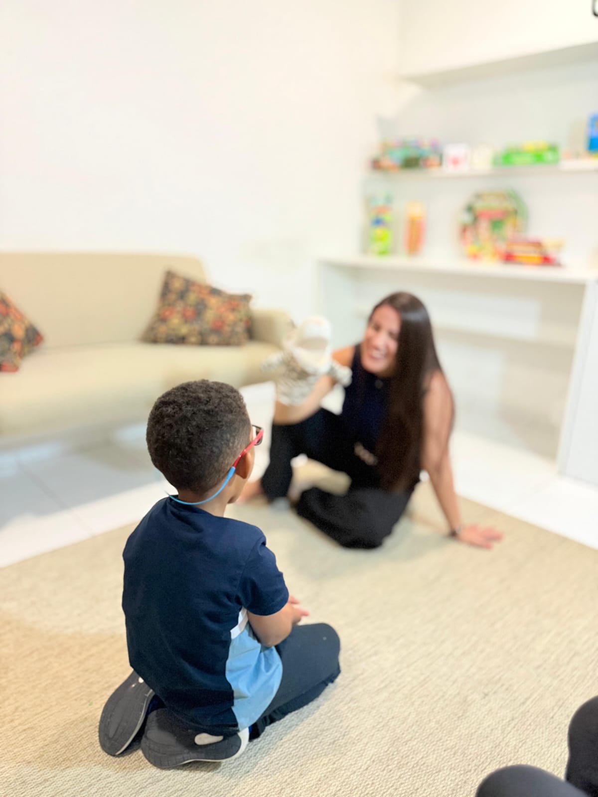 Atendimento infantil com recursos lúdicos